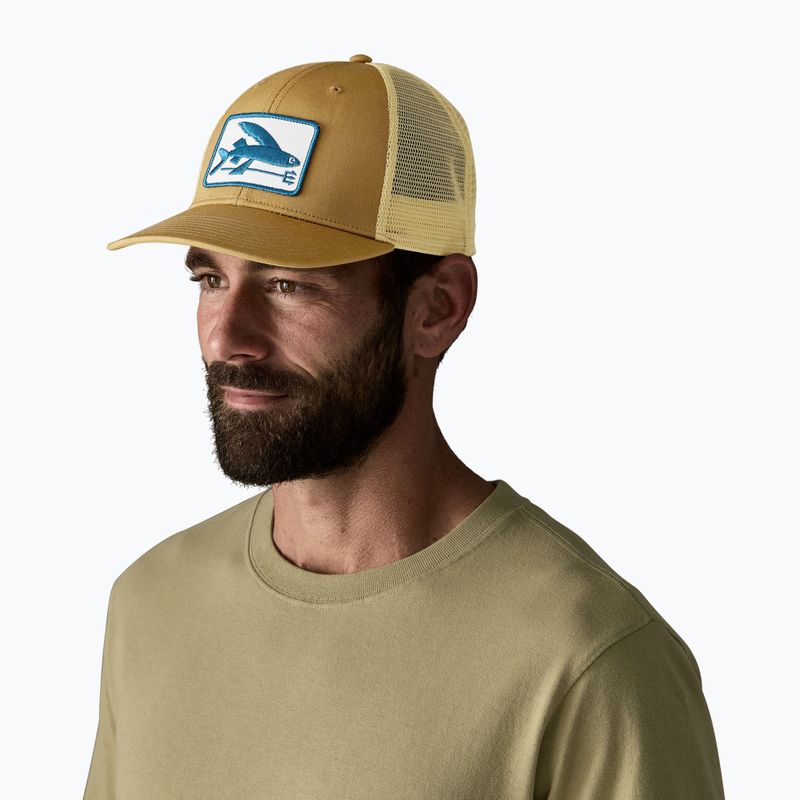 Кепка жіноча Patagonia Flying Fish LoPro Trucker flying fish fork/bobcat brown 2