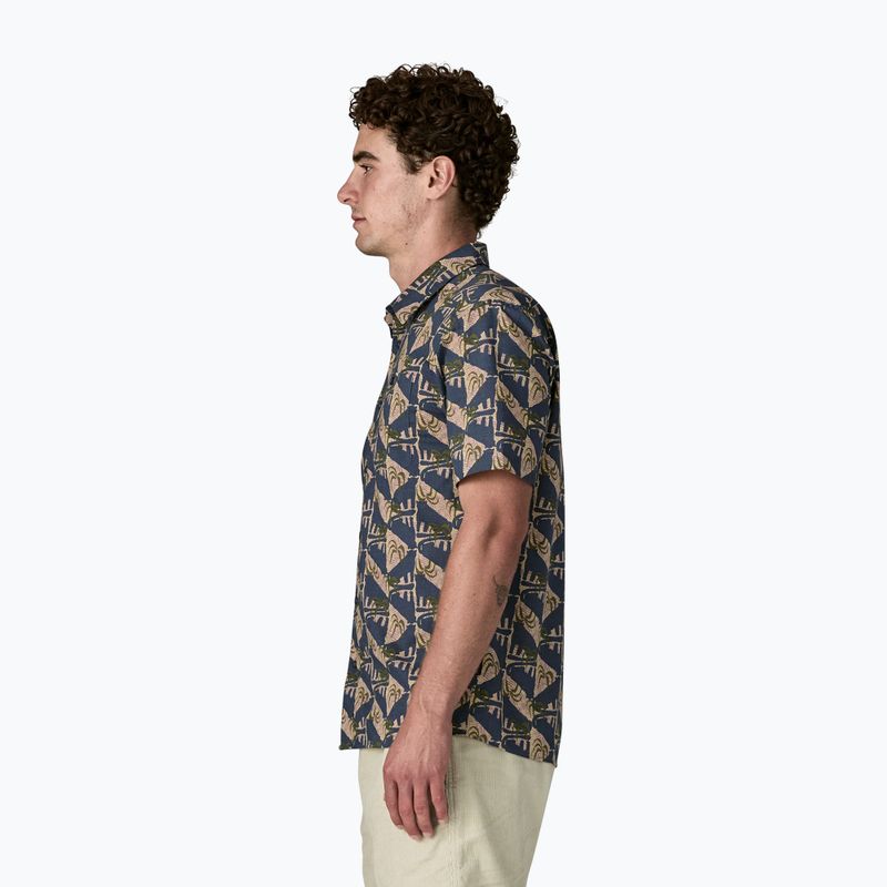 Сорочка чоловіча Patagonia Go To jaguar geo/dolomite blue 4