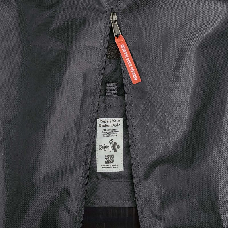 Сумка дорожня Patagonia Black Hole Wheeled Duffel 40 л smolder blue/amanita red 3