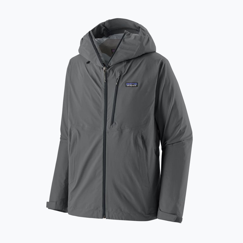 Куртка дощовик чоловіча Patagonia Granite Crest Rain forge grey w/black 4