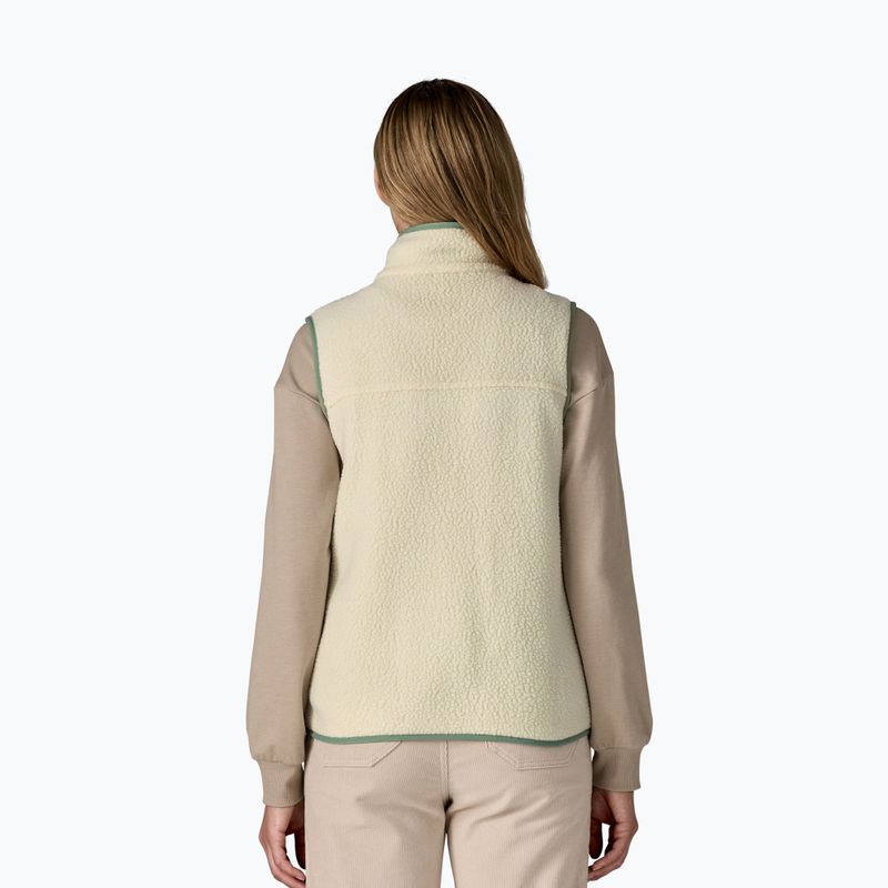 Жилет жіночий Patagonia Retro Pile natural w/ellwood green 3