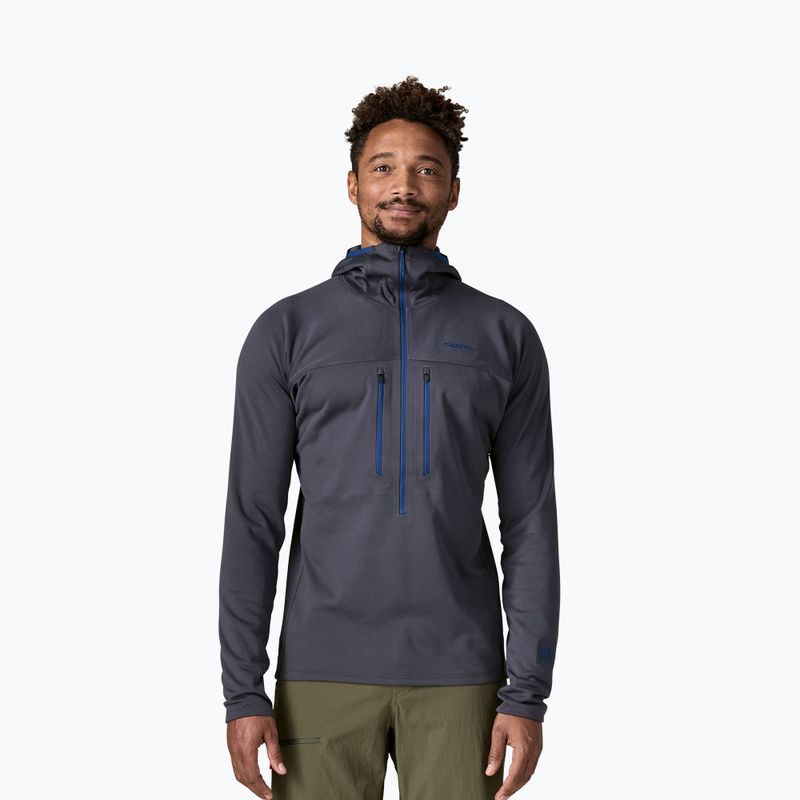 Кофта чоловіча Patagonia R1 Ultralight Hoody smolder blue