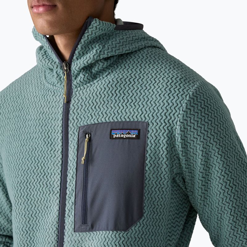 Кофта трекінгова чоловіча Patagonia R1 Air Full Zip Hoody blue sage 7