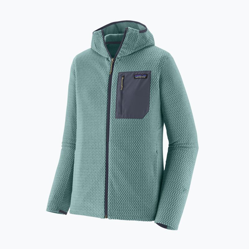 Кофта трекінгова чоловіча Patagonia R1 Air Full Zip Hoody blue sage 10