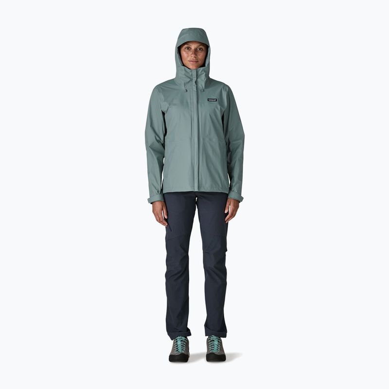 Куртка дощовик жіноча Patagonia Torrentshell 3L Rain blue sage 2