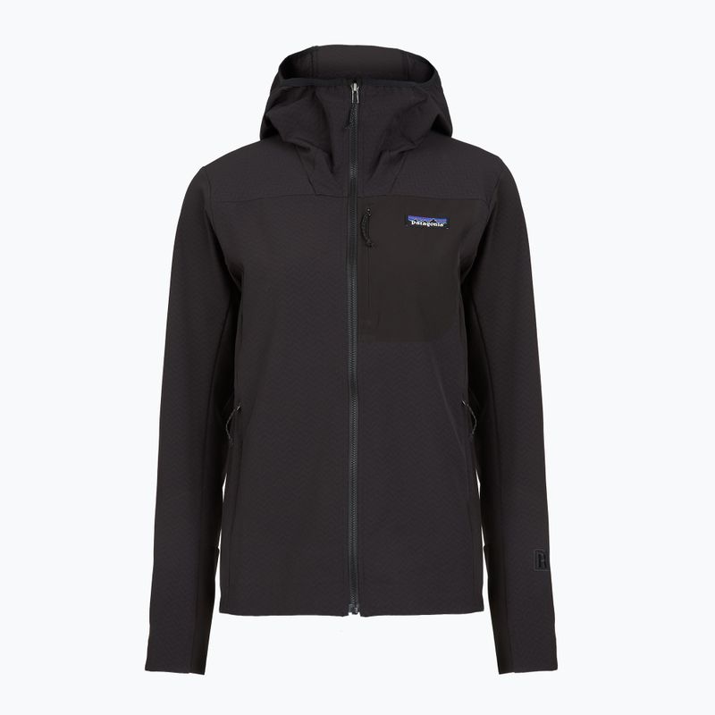 Куртка софтшел жіноча Patagonia R1 CrossStrata Hoody black