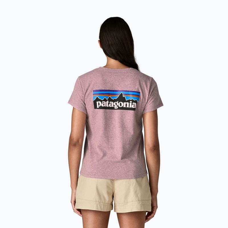 Футболка жіноча Patagonia P-6 Logo Responsibili-Tee qulet violet 3