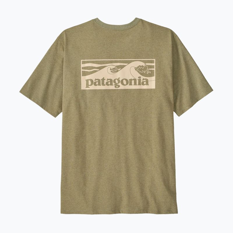 Футболка чоловіча Patagonia Boardshort Logo Pocket Responsibili gumtree green 6