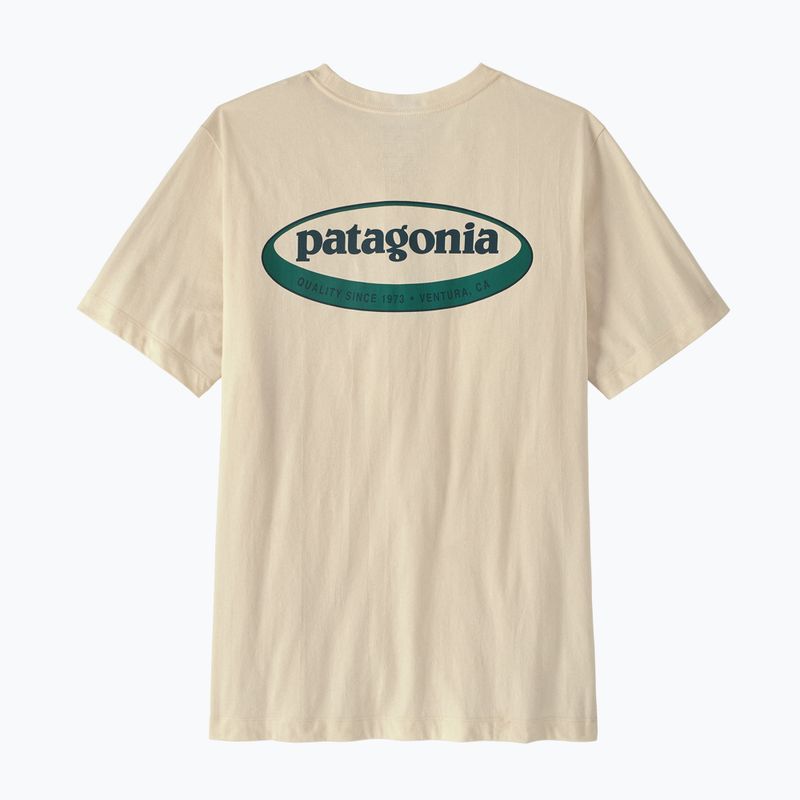 Футболка чоловіча Patagonia '95 Oval Logo undyed natural 2