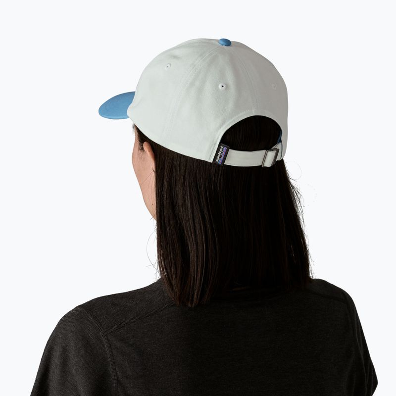 Кепка Patagonia P-6 Label Trad birch white w/shore blue 3