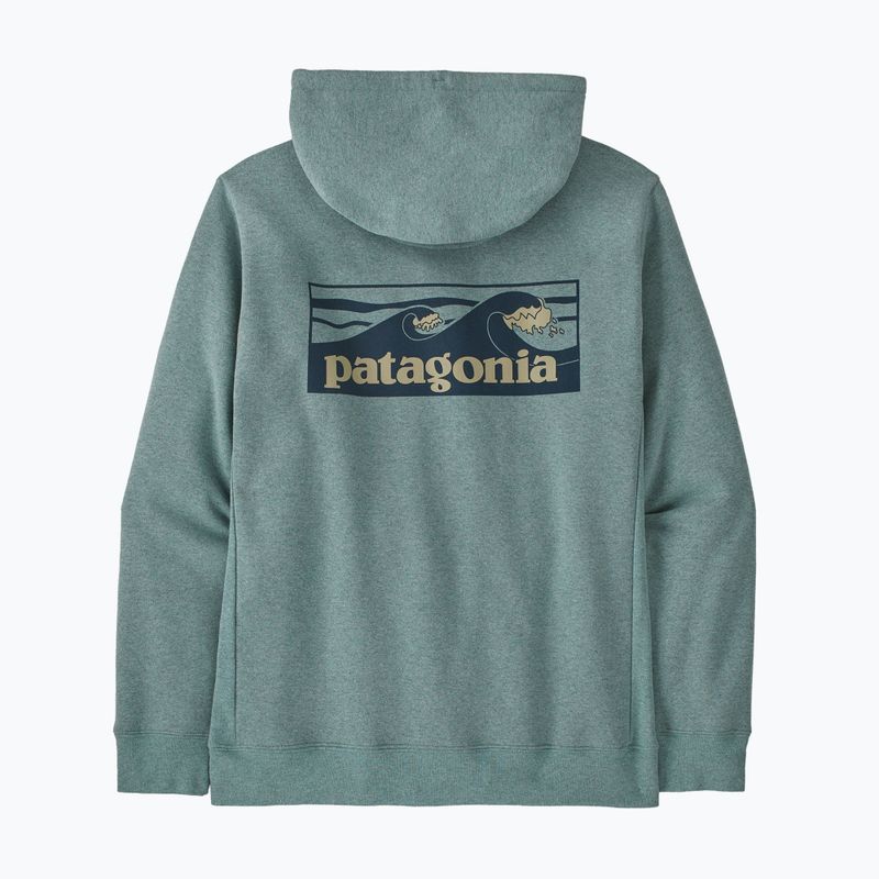 Кофта чоловіча Patagonia Boardshort Logo Uprisal Hoody blue sage 2