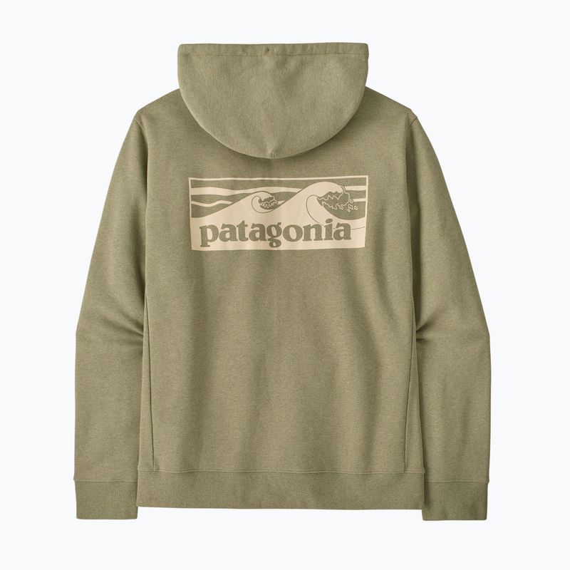 Кофта чоловіча Patagonia Boardshort Logo Uprisal Hoody gumtree green 2