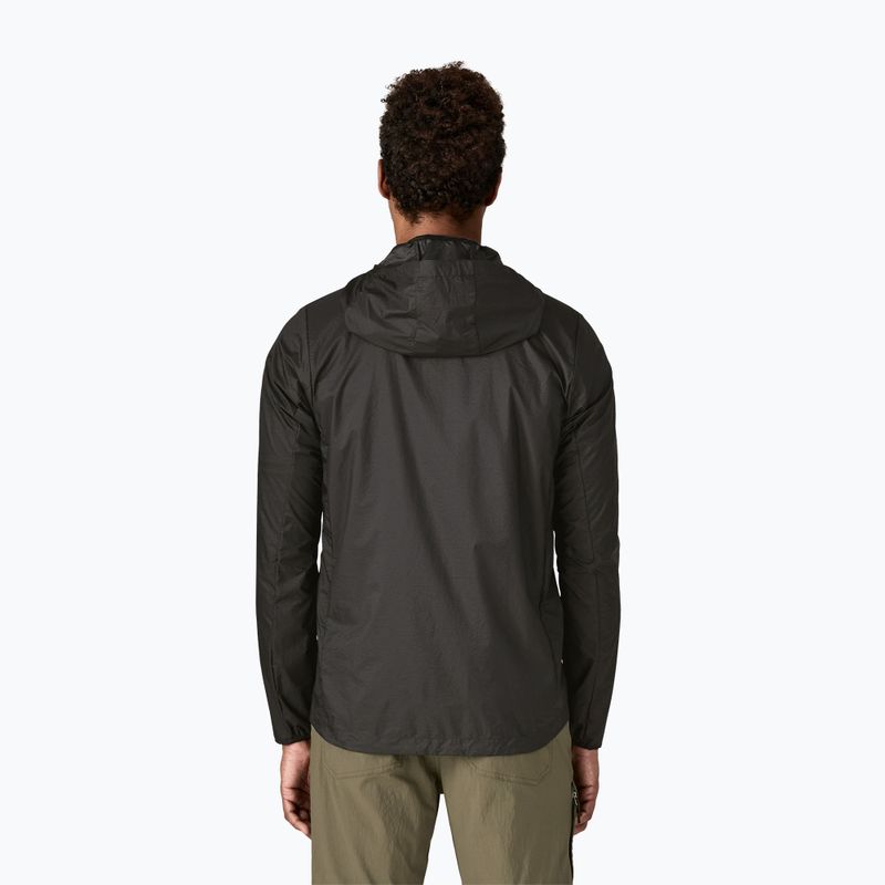 Куртка вітровка чоловіча Patagonia Houdini black w/black 3