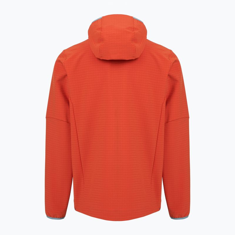 Куртка софтшел чоловіча Patagonia R1 TechFace Hoody hot ember 2