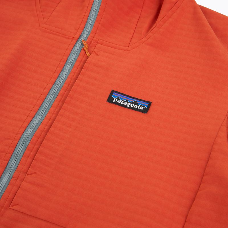 Куртка софтшел чоловіча Patagonia R1 TechFace Hoody hot ember 3