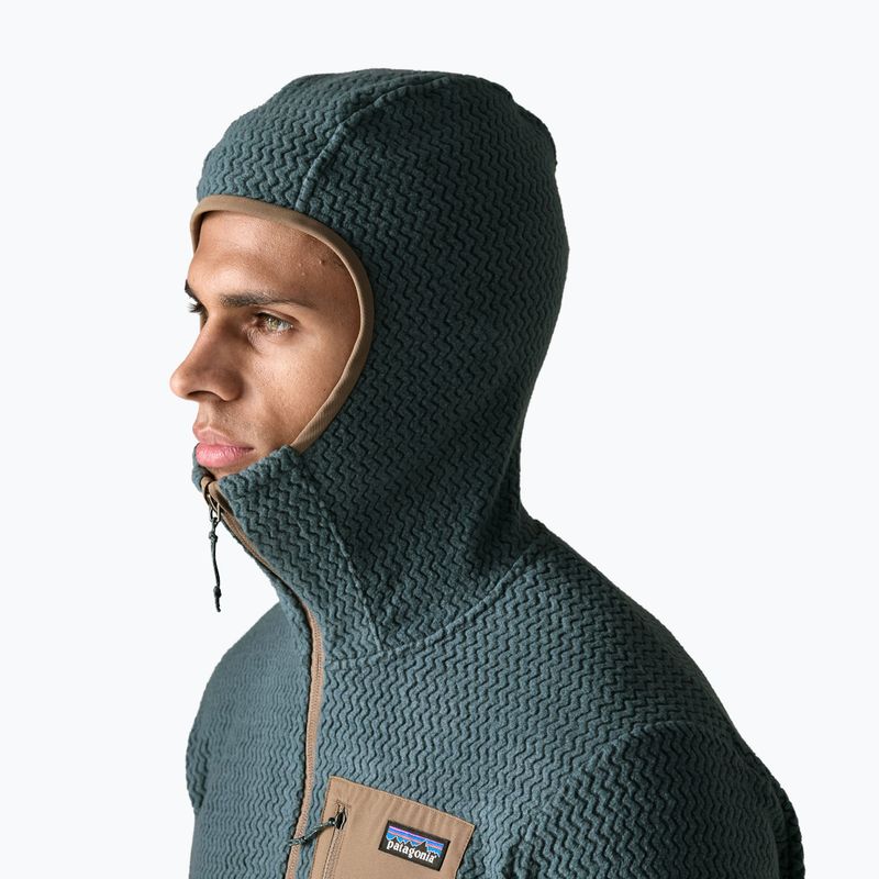 Кофта трекінгова чоловіча Patagonia R1 Air Full-Zip Hoody summit blue 4