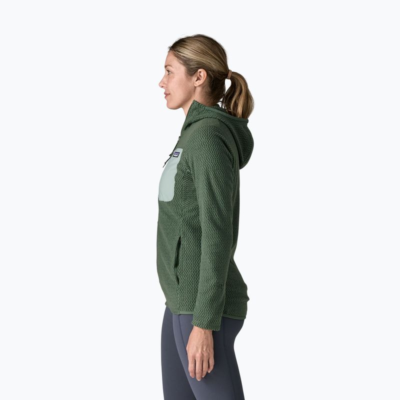 Кофта флісова жіноча Patagonia R1 Air Full-Zip Hoody canopy green 3