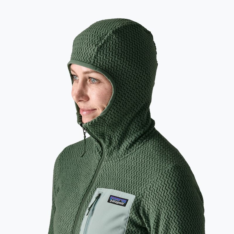 Кофта флісова жіноча Patagonia R1 Air Full-Zip Hoody canopy green 4