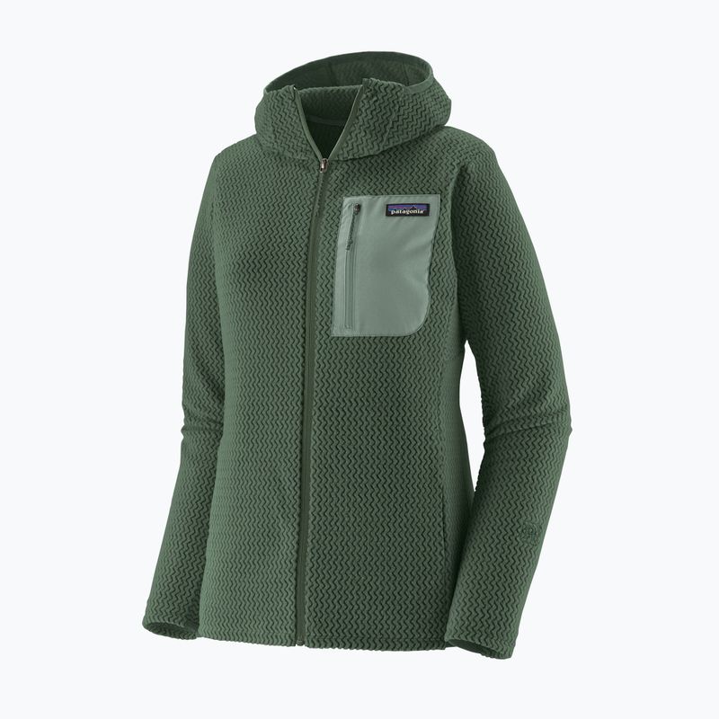 Кофта флісова жіноча Patagonia R1 Air Full-Zip Hoody canopy green 5