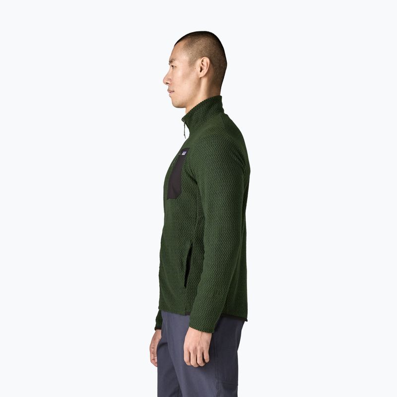 Кофта флісова чоловіча Patagonia R1 Air treeline green 3