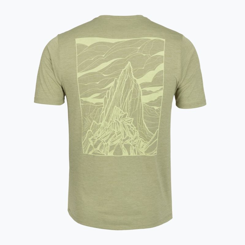 Футболка чоловіча Patagonia Cap Cool Daily Shirt - Cloud Crag gumtree green - light gumtree green x-dye 2