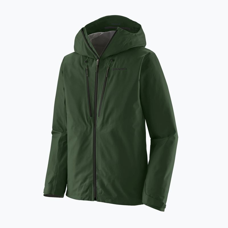Куртка дощовик чоловіча Patagonia Triolet treeline green 2