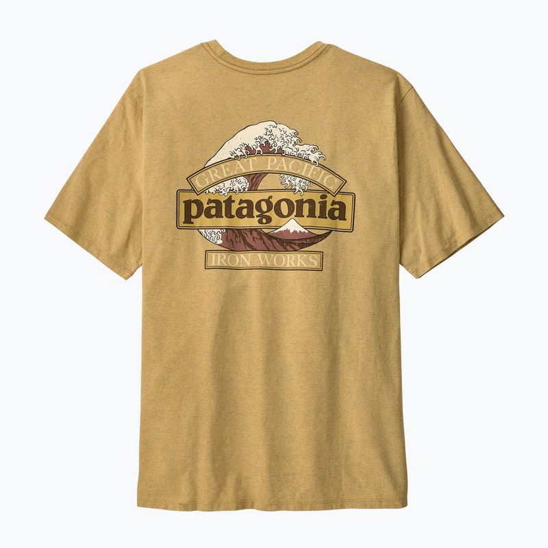 Футболка чоловіча Patagonia Great Waves Responsibili-Tee lynx tan 2