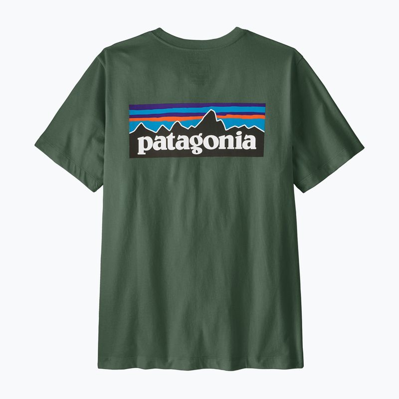 Футболка чоловіча Patagonia P-6 Logo canopy green 2