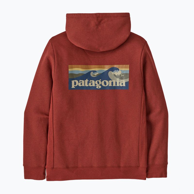 Кофта чоловіча Patagonia Boardshort Logo Uprisal Hoody Rusty Red 2