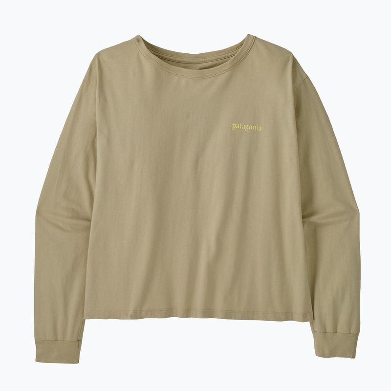 Лонгслів жіночий Patagonia Hut Tripper Easy Cut weathered stone 2