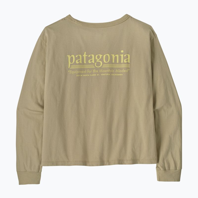 Лонгслів жіночий Patagonia Hut Tripper Easy Cut weathered stone 3