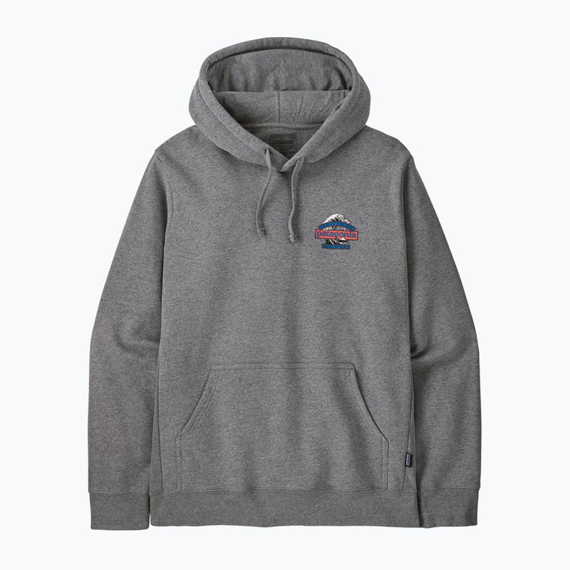Кофта чоловіча Patagonia Great Waves Uprisal Hoody gravel heather 3