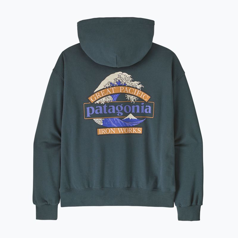 Кофта трекінгова жіноча Patagonia Great Waves Daily Hoody summit blue 2
