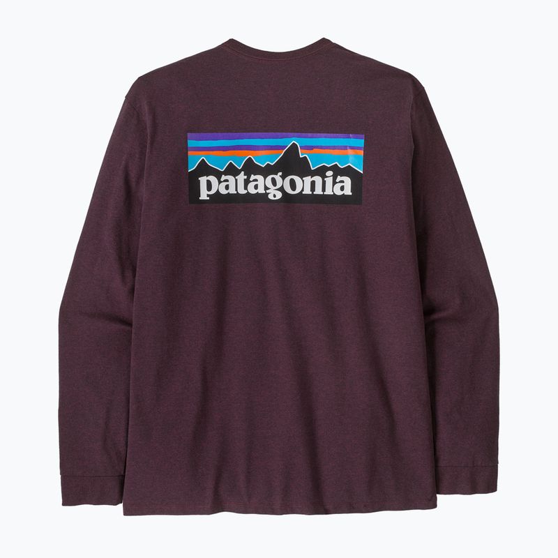 Лонгслів чоловічий Patagonia P-6 Logo Responsibili berry fig 2
