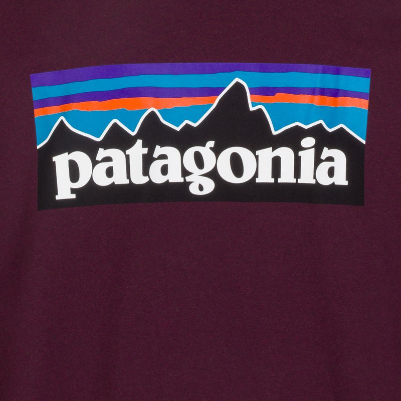 Лонгслів чоловічий Patagonia P-6 Logo Responsibili berry fig 4