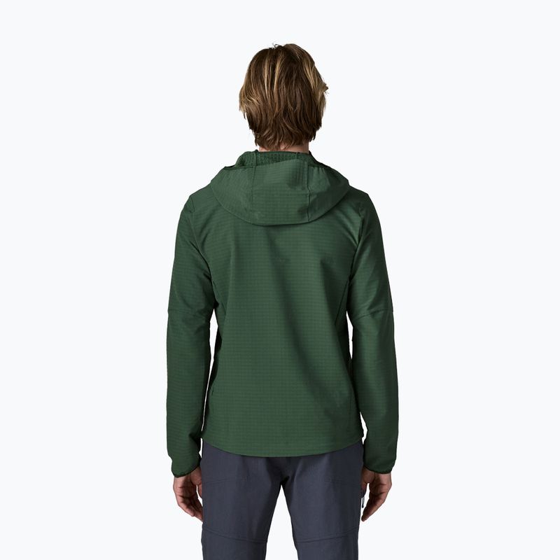 Куртка софтшелл чоловіча Patagonia R1 TechFace Hoody canopy green 2