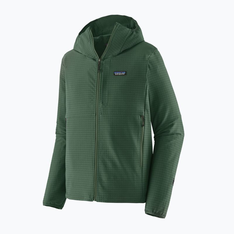 Куртка софтшелл чоловіча Patagonia R1 TechFace Hoody canopy green 6