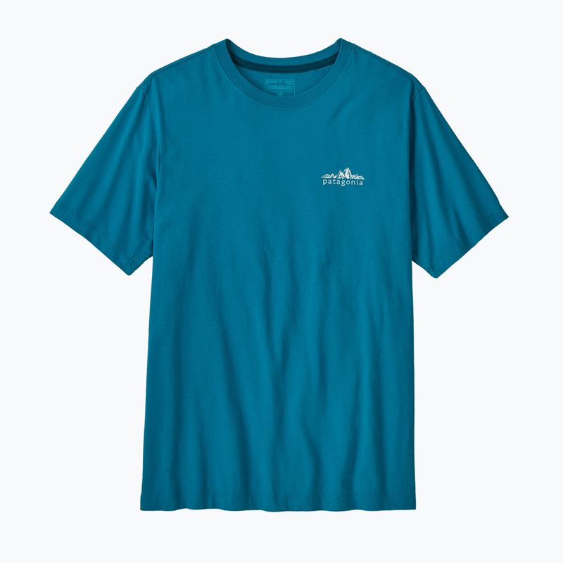 Футболка чоловіча Patagonia Fitz Roy Foothills glacial blue