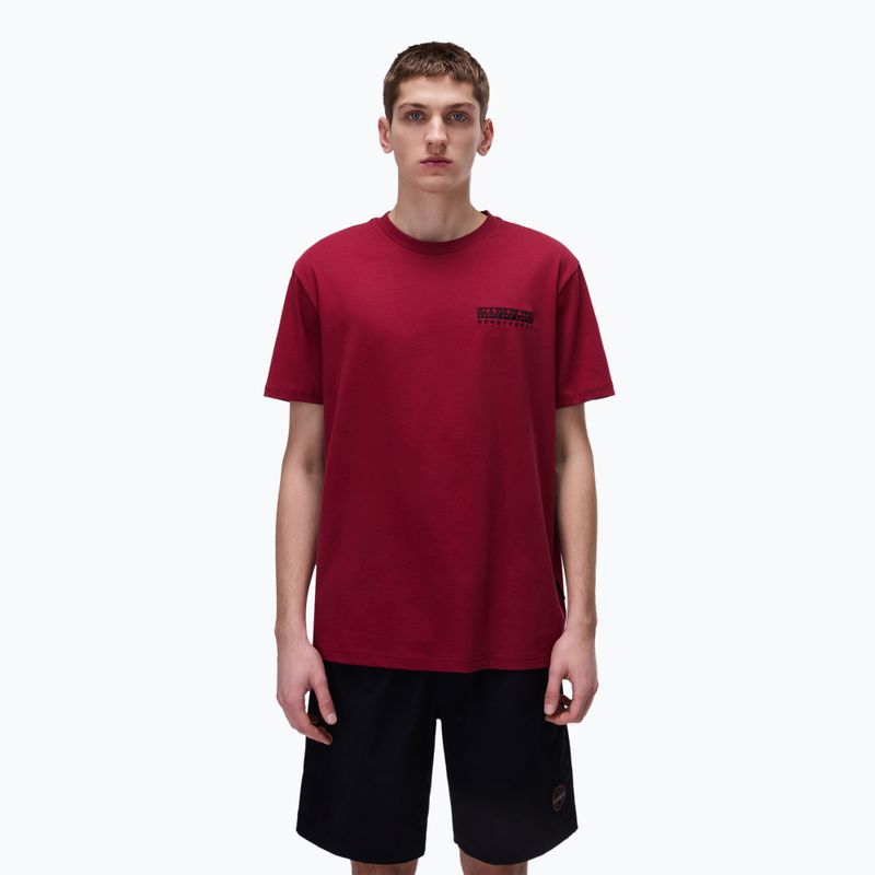 Футболка чоловіча Napapijri S-Vignonil Back tibetan red R1E