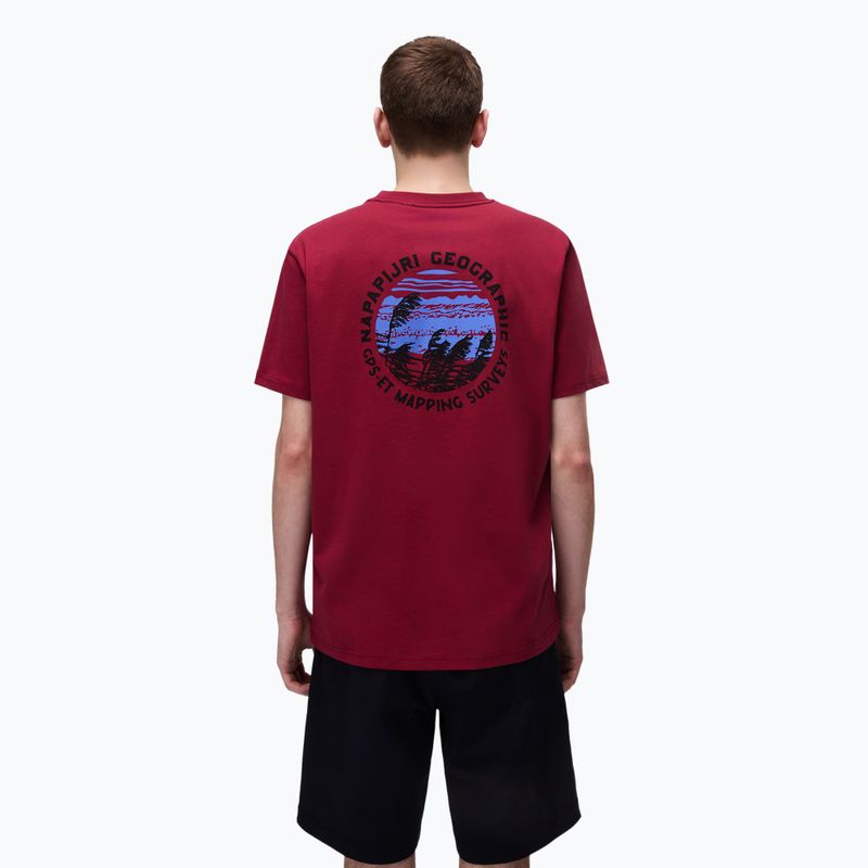 Футболка чоловіча Napapijri S-Vignonil Back tibetan red R1E 2