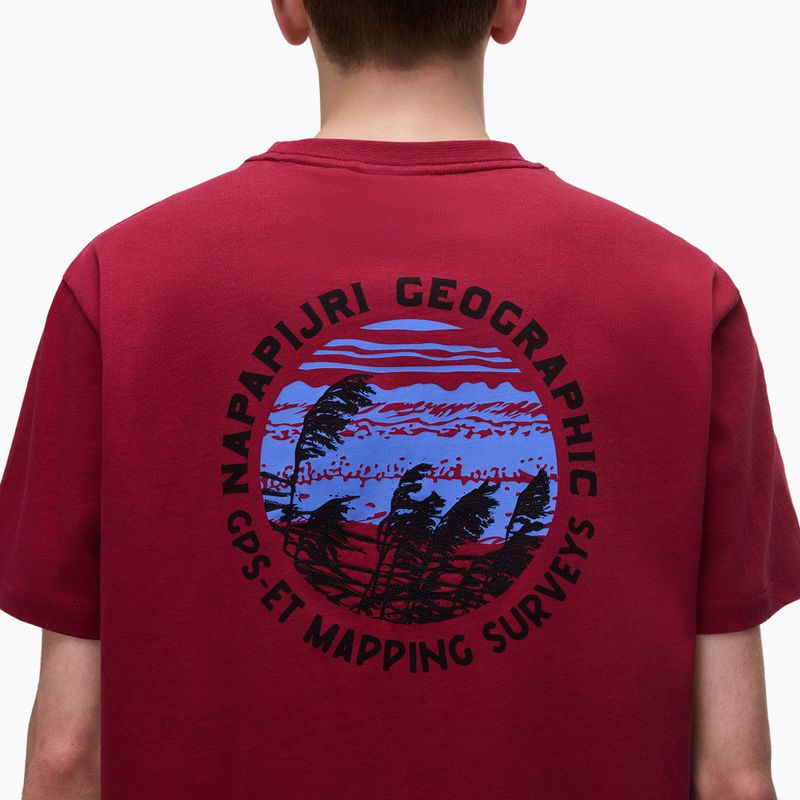 Футболка чоловіча Napapijri S-Vignonil Back tibetan red R1E 4