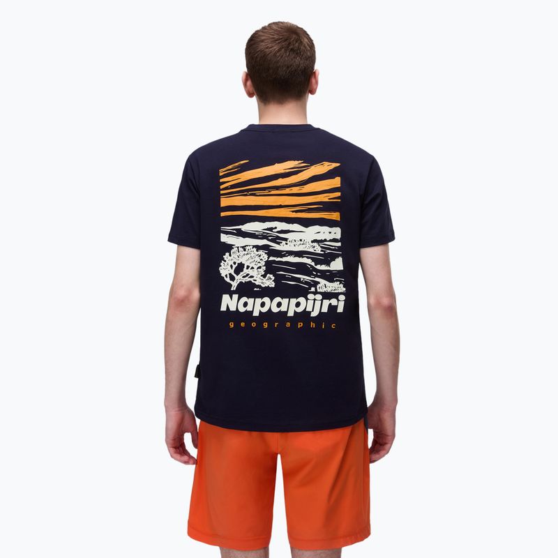 Футболка чоловіча Napapijri S-Vignonil Back blu marine 2