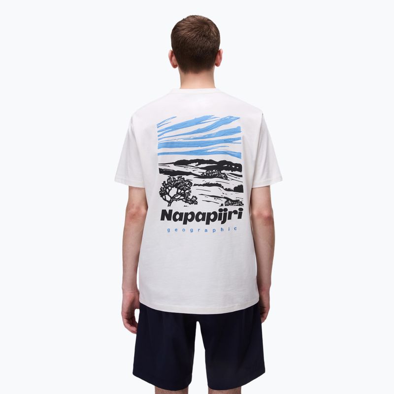 Футболка чоловіча Napapijri S-Vignonil Back white whisper 2