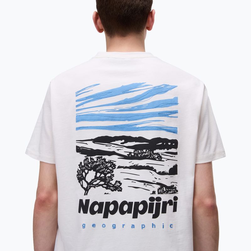 Футболка чоловіча Napapijri S-Vignonil Back white whisper 4