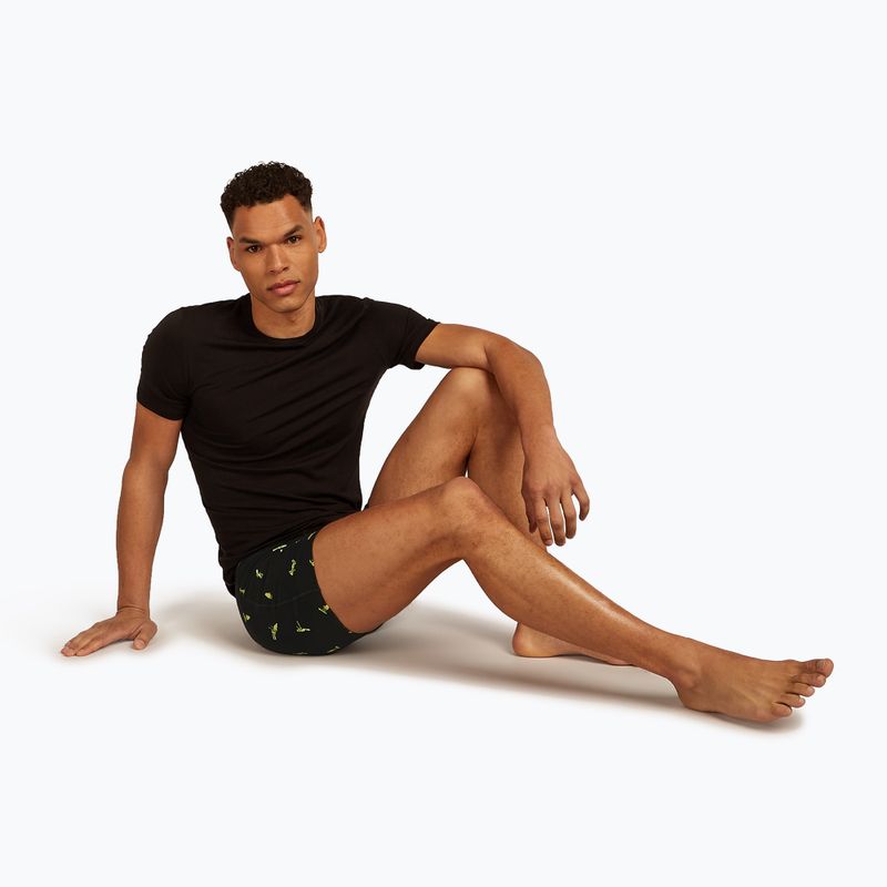 Труси термічні чоловічі icebreaker Anatomica Snow Day black/peridot/aop 8