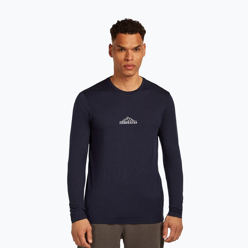 Чоловіча лонгслів Icebreaker Merino 150 Tech Lite Road To Cook midnight navy