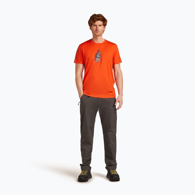 Футболка чоловіча icebreaker Merino 150 Tech Lite Bear Tour fervid 2