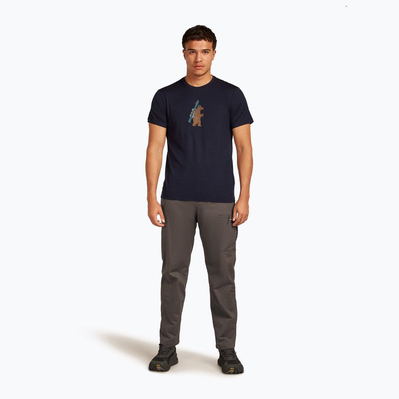 Футболка чоловіча icebreaker Merino 150 Tech Lite Bear Tour midnight navy 2