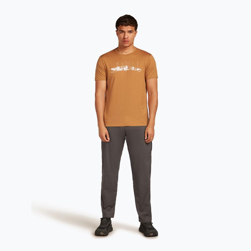 Футболка чоловіча icebreaker Merino 150 Tech Lite The Peaks trail 2