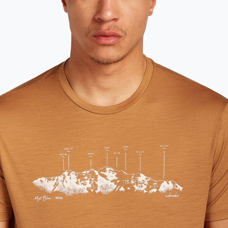 Футболка чоловіча icebreaker Merino 150 Tech Lite The Peaks trail 5